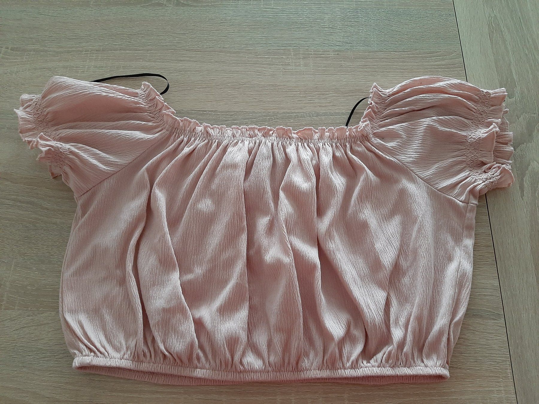 H&M Top: Sommerliches Cropped Oberteil, Gr. L rosa, – Usato da Menziken venduto da Rien1 3