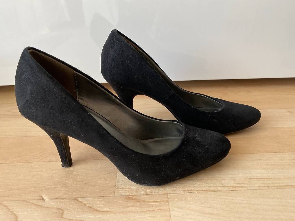 Scarpe da donna: Pumps, Damen, schwarz, khaki, – Usato da Zürich venduto da nad_7gzh 4