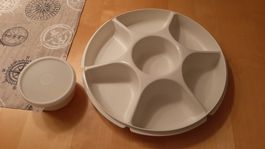 R) Apero Tupperware Set mit Behälter für Sauce