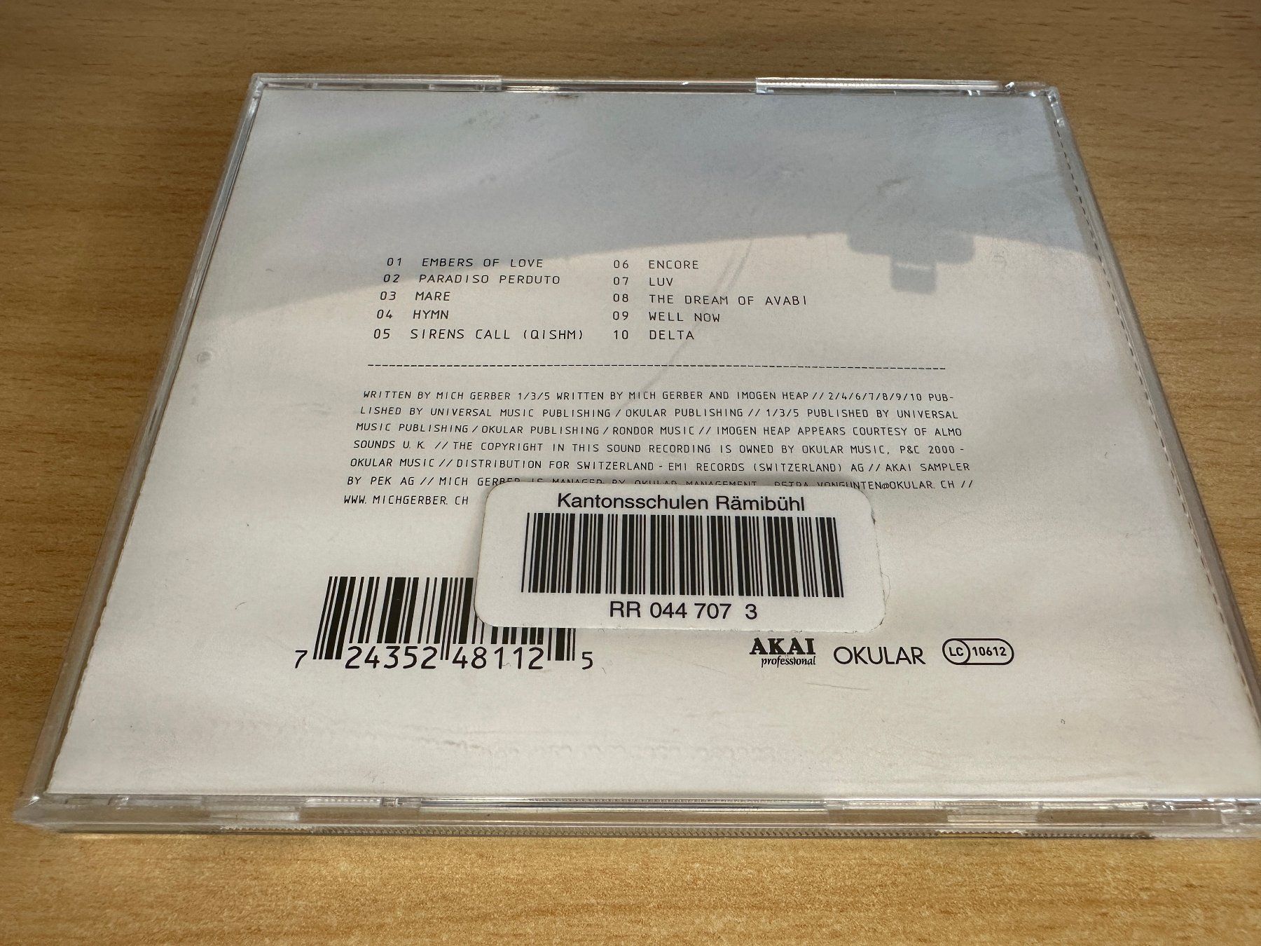 CDs: Mich Gerber – Amor Fati – Gebraucht aus Rikon im Tösstal von Alpenmutz 1