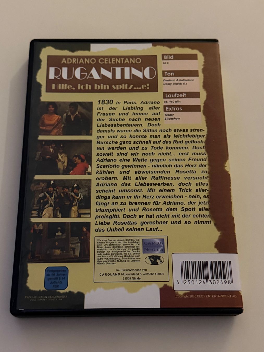 Tutti i DVDs: Adriano Celentano - Rugantino DVD – Usato da Altstätten SG venduto da sheamus 1