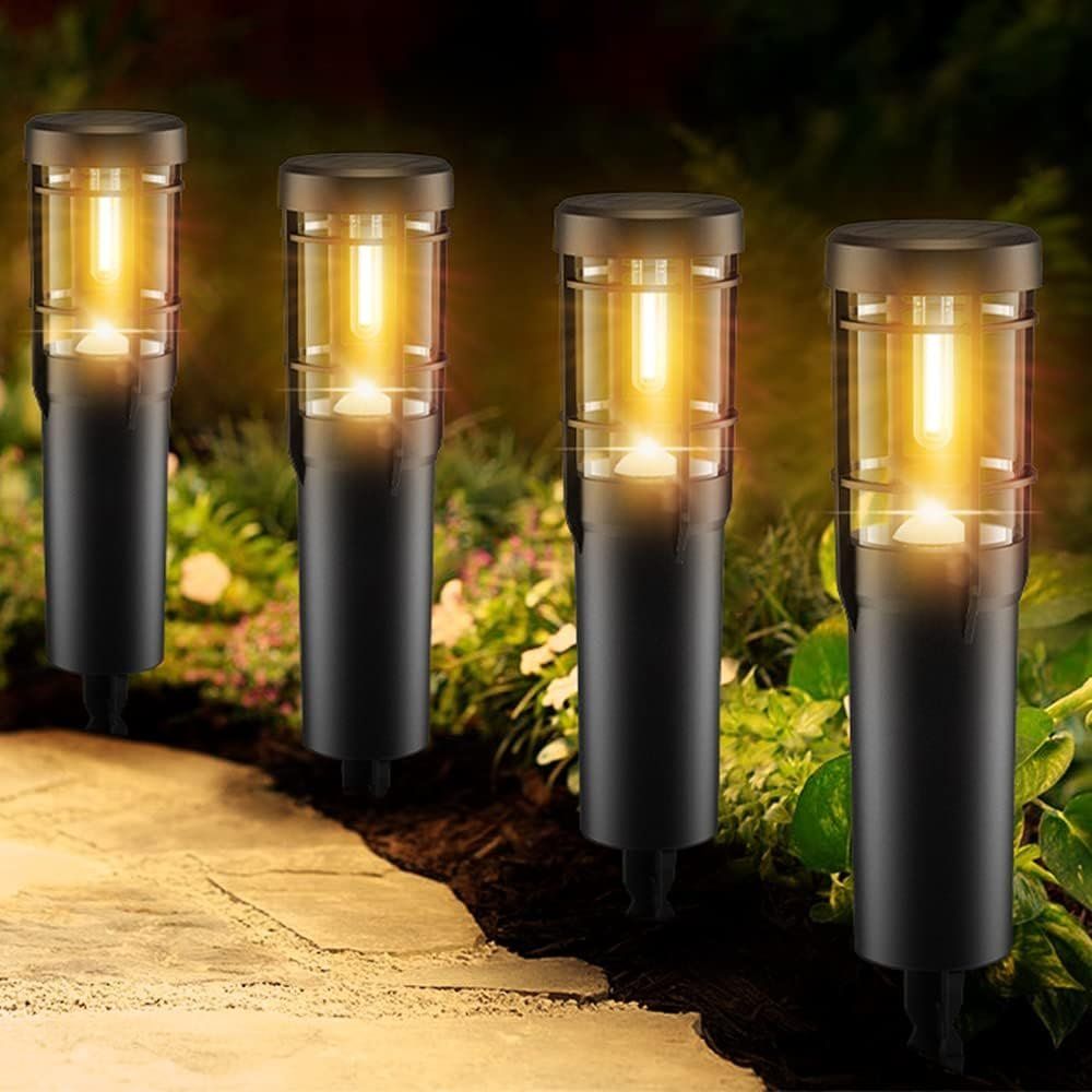 Lampade: Solarlampen - 4 Stück - Warmweiß LED – Nuovo e nell'imballaggio originale da Nuglar venduto da SaleRitter 1