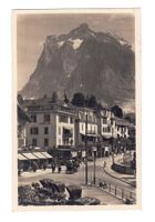 Ansichtskarte Grindelwald mit Wetterhorn, Hotel, Pferdeku...