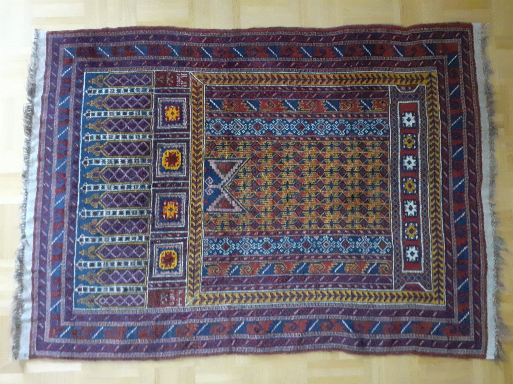 Teppiche: Beloutsch Teppich alt, 92 x 132 cm – Gebraucht aus Basel von Christallina
