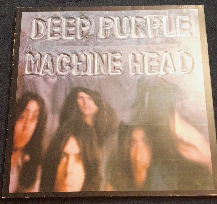 Schallplatten: Deep Purple Machine Head LP RE + orig.songtextposter – Gebraucht aus oekingen von