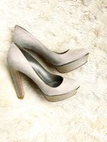 PUMPS NAVYBOOT 36 LEDER GLITZER STYLE PLATEAU SCHUHE TOP