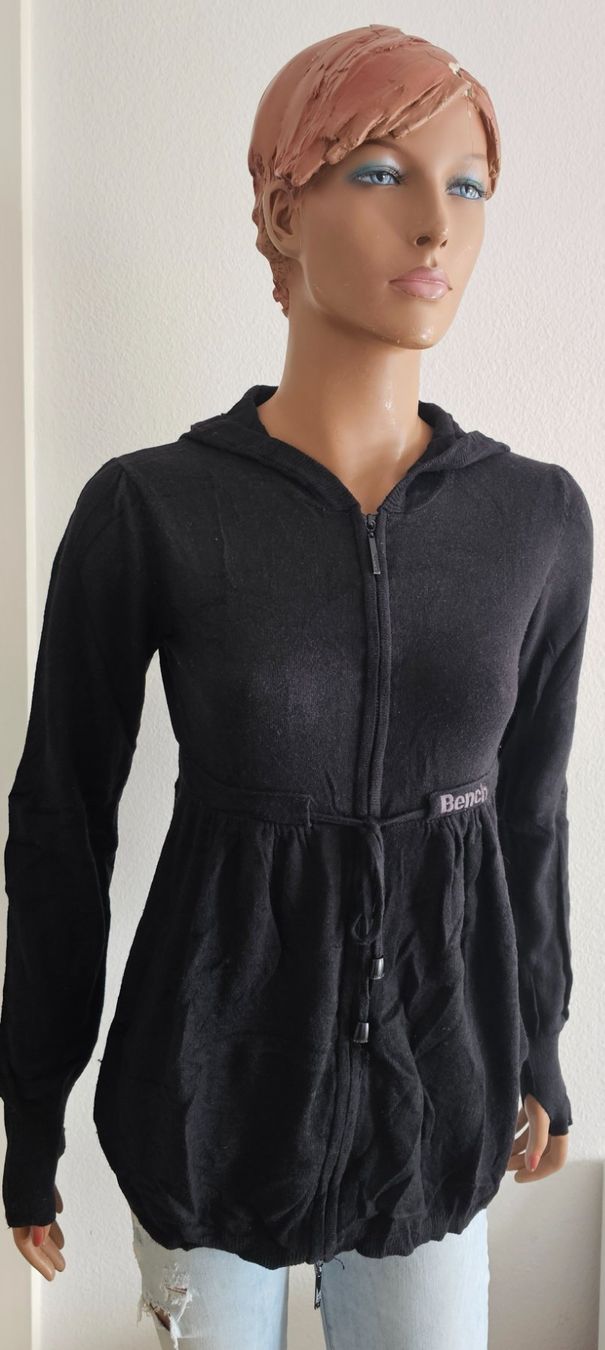 Bench Giacche: Bench Strickjacke mit Kapuze, Schwarz, Grösse S – Usato da Basel venduto da Mazzo84 1