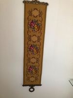 Handgearbeiteter Gobelin-Glockenzug  - Beige - 92 x 22 cm