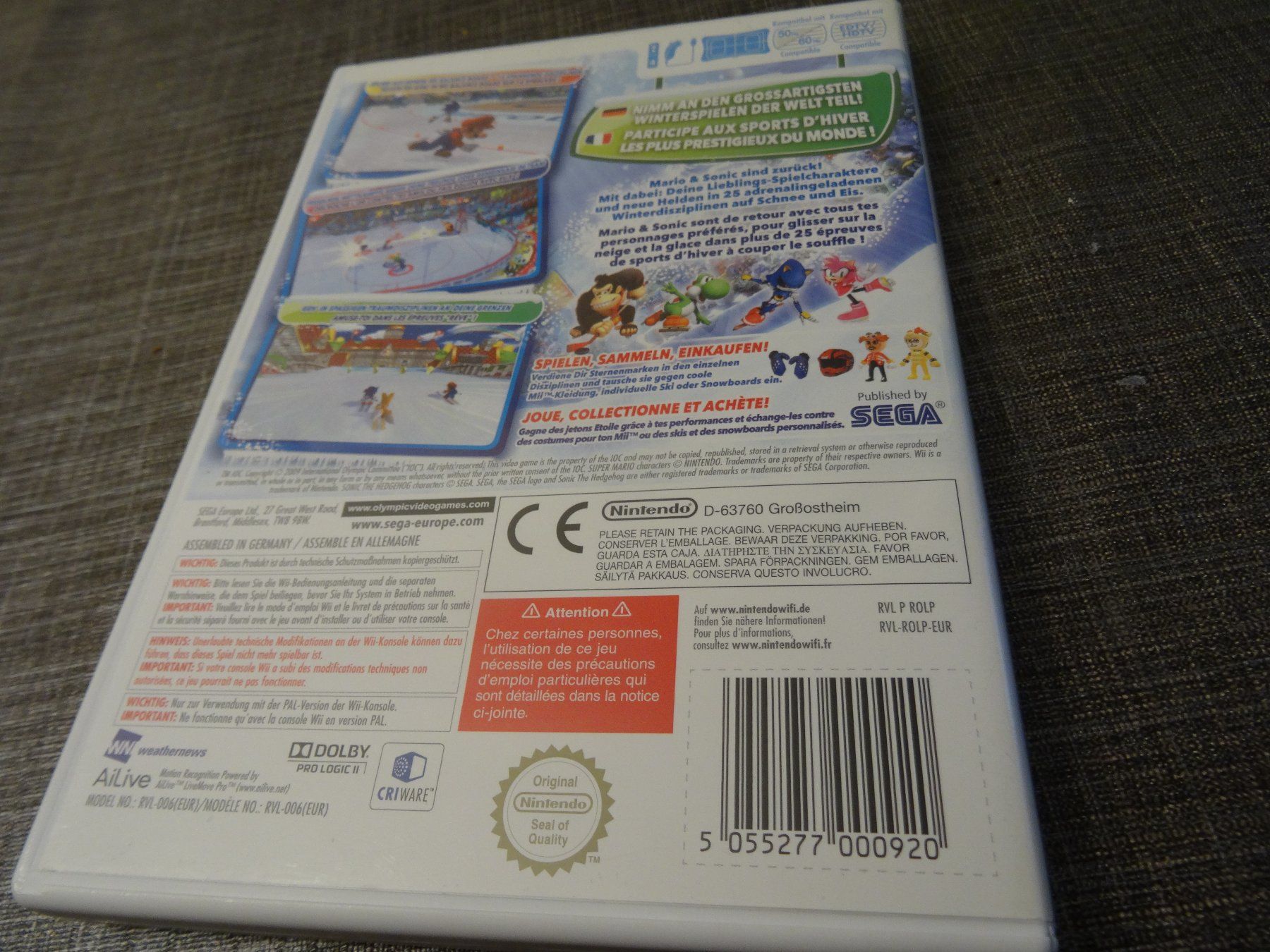 Nintendo Spiele: Mario & Sonic at the Olympic Winter Games WII – Gebraucht aus Olten von Disc-Ausverkauf 2
