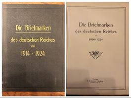 Briefmarken Deutsches Reich 1914-1924 Buch Zustand gut
