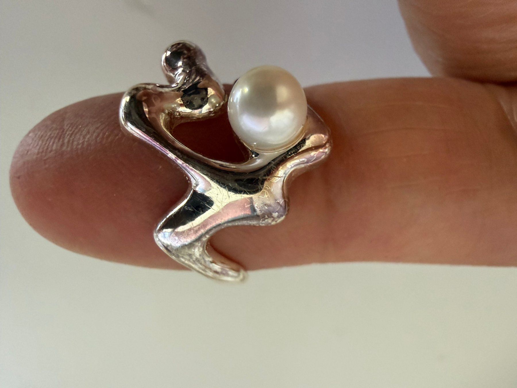 Anelli: Schöner Ring Modeschmuck mit Perle – Usato da Kirchdorf AG venduto da coco123