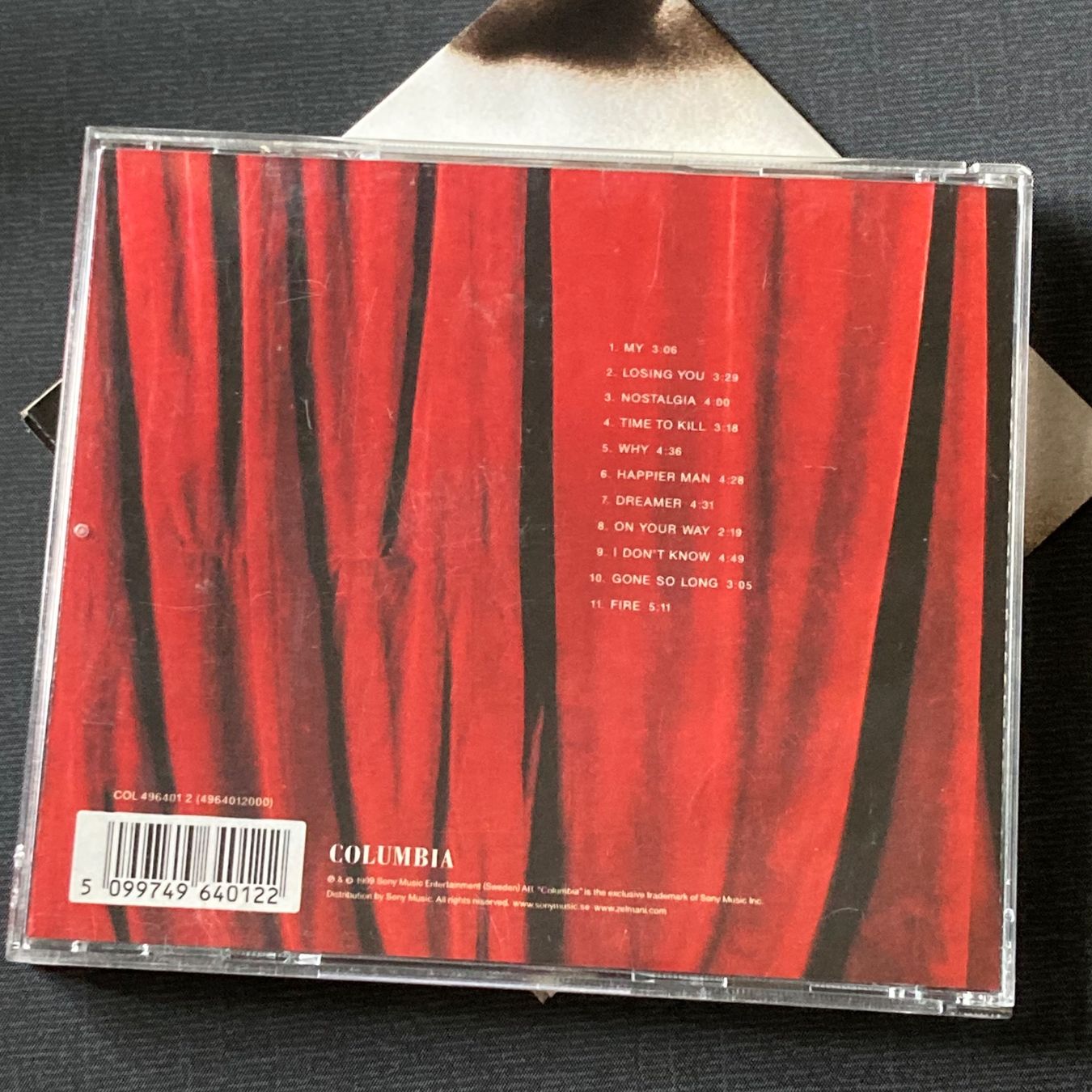CD: Sophie Zelmani - Time To Kill – Usato da Bern venduto da Ntsamina 1