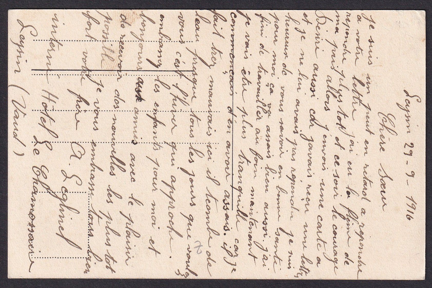 Cartoline postali: Aigle Hôtel Beau Site – Usato da Olten venduto da clotaldi 1