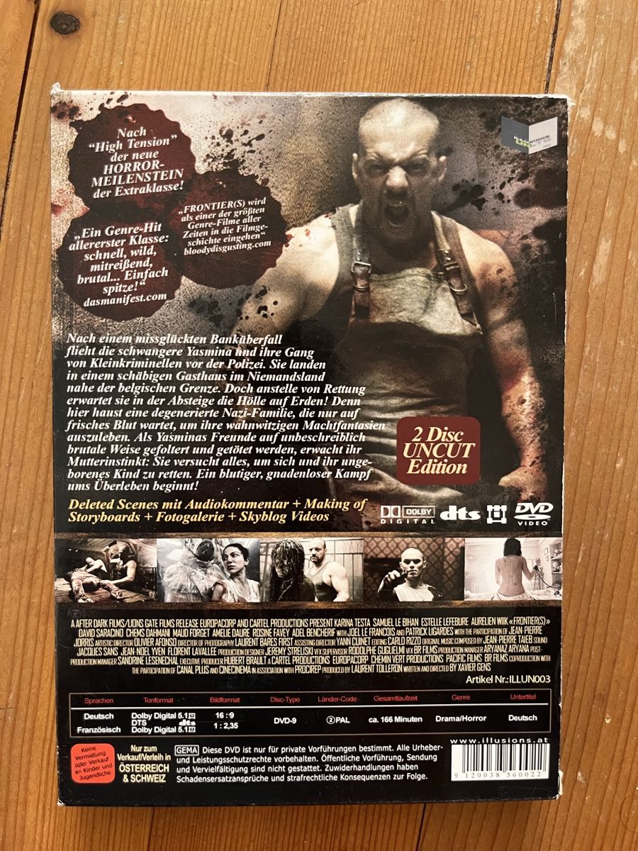 Tutti i DVDs: FRONTIERS (2007) - Limited Uncut Edition – Usato da Inkwil venduto da RetrOhyeah_Schweiz 1