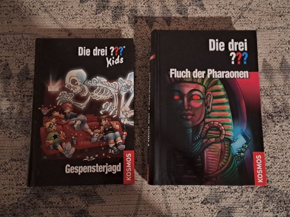 Libri: Die drei ???, Gespensterjagd & Fluch der Pharaonen – Usato da Zürich venduto da mili021