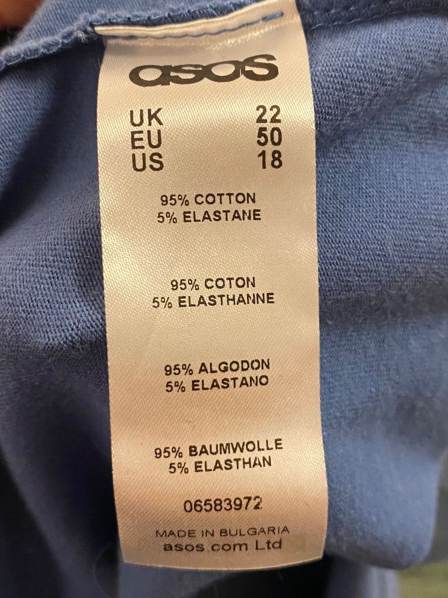 Asos Gonne: Asos Jupe / Rock blau Gr. 50 – Usato da Pratteln venduto da a23_j2gs 2