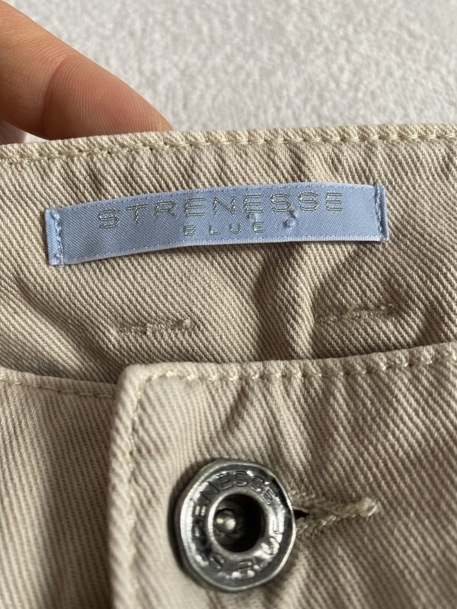 Strenesse Gonne: Jupe en Jeans Beige | Strenessee | Taille M – Usato da geneve venduto da cey_5ywd 1