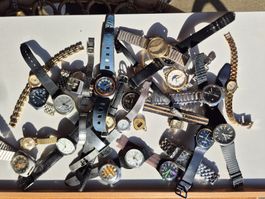 Lot de montres diverses, mixte, occasion
