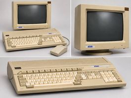 Atari 1040 ST F mit SM125 Monitor und Maus