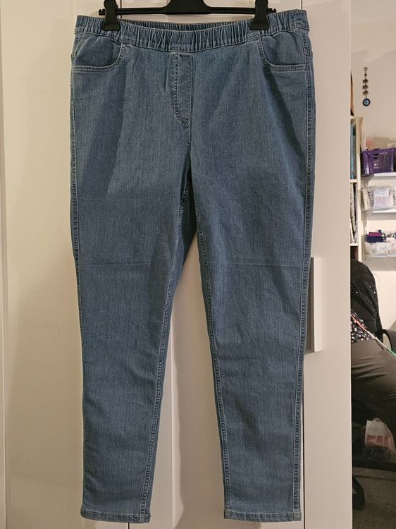 Modische Schlupf-Jeans Gr. 48 von 