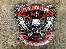 Mc skull motorcycle club flügel