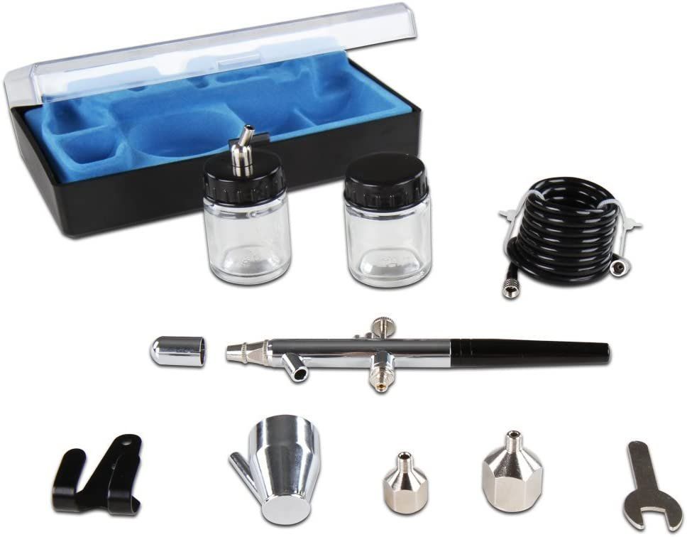 Compressori: Airbrush-Set und Kolbenkompressor – Nuovo e nell'imballaggio originale da Malters venduto da chaufhuesli 3