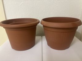 2 Töpfe Deroma Farnese Cilindro 23cm, Top Zustand!