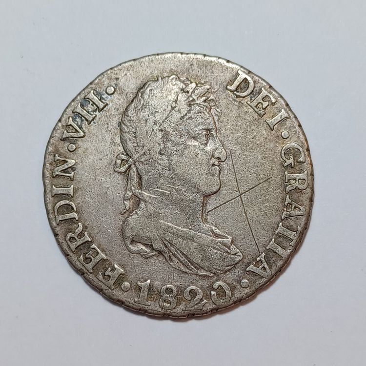 Tutti le monete: 2 Reales 1820 Spanien – Usato da Pfäffikon ZH venduto da Welt_Muenzen