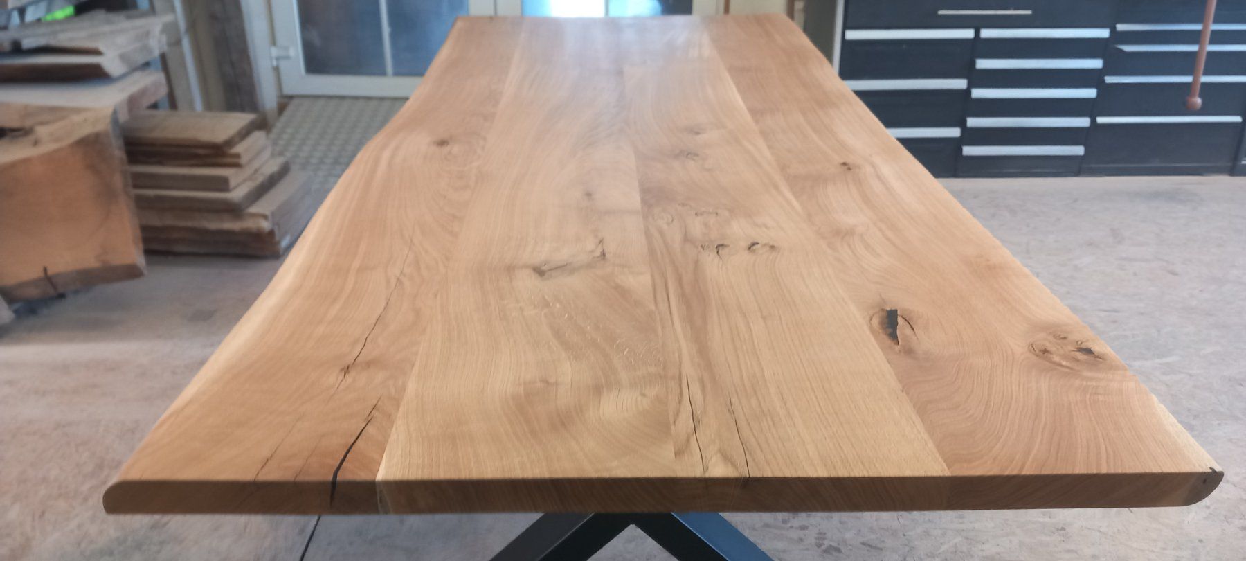 Tavoli: Schweizer Massivholztisch aus Eiche rustikal 260x110cm – Nuovo (secondo la descrizione) da Altishofen venduto da Rossi464 7