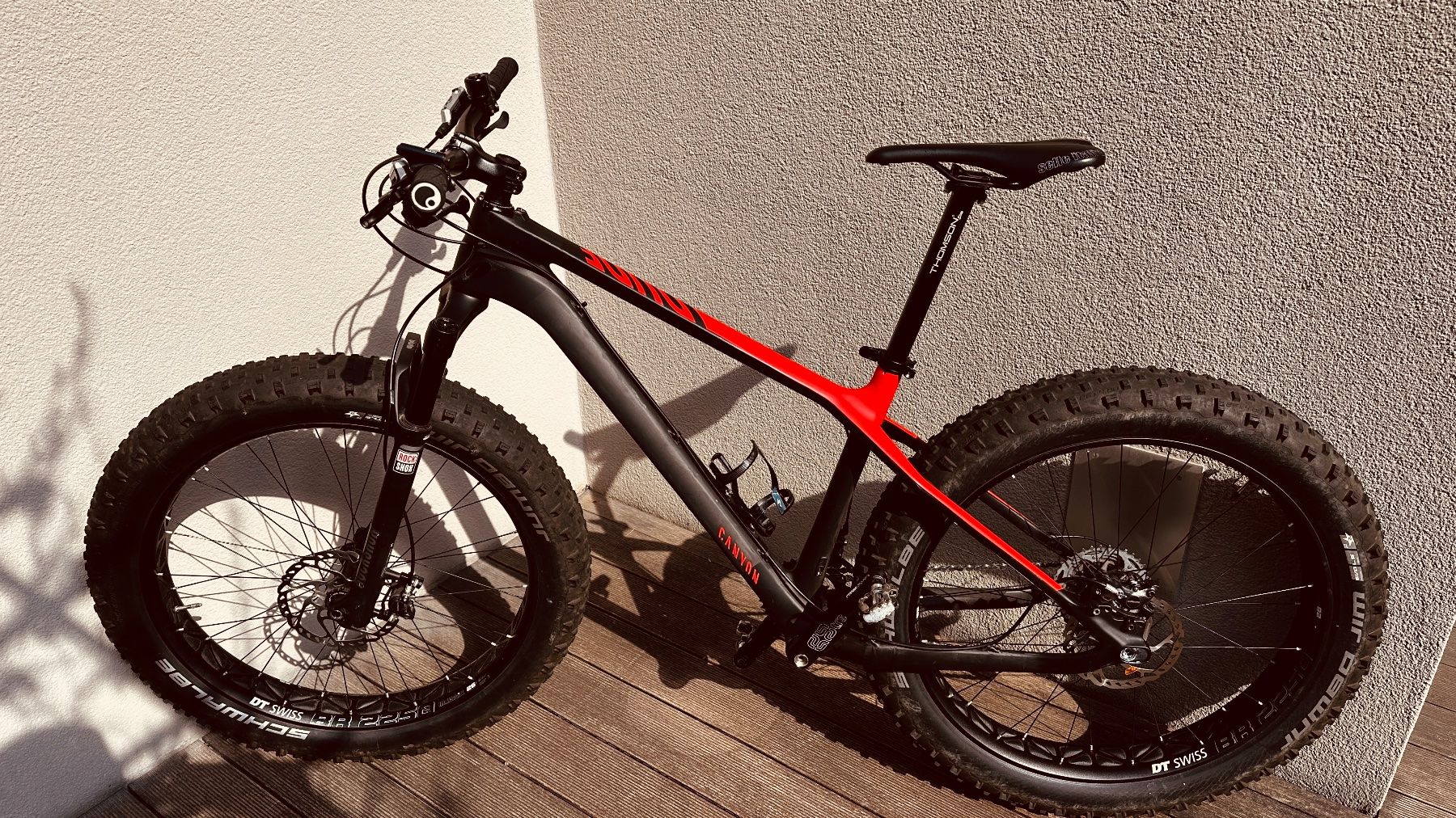 Canyon Velos: Canyon Fat Bike Carbon mit Federgabel bis Körpergrösse 1.80m – Gebraucht aus Wangen SZ von Cohibarobusto