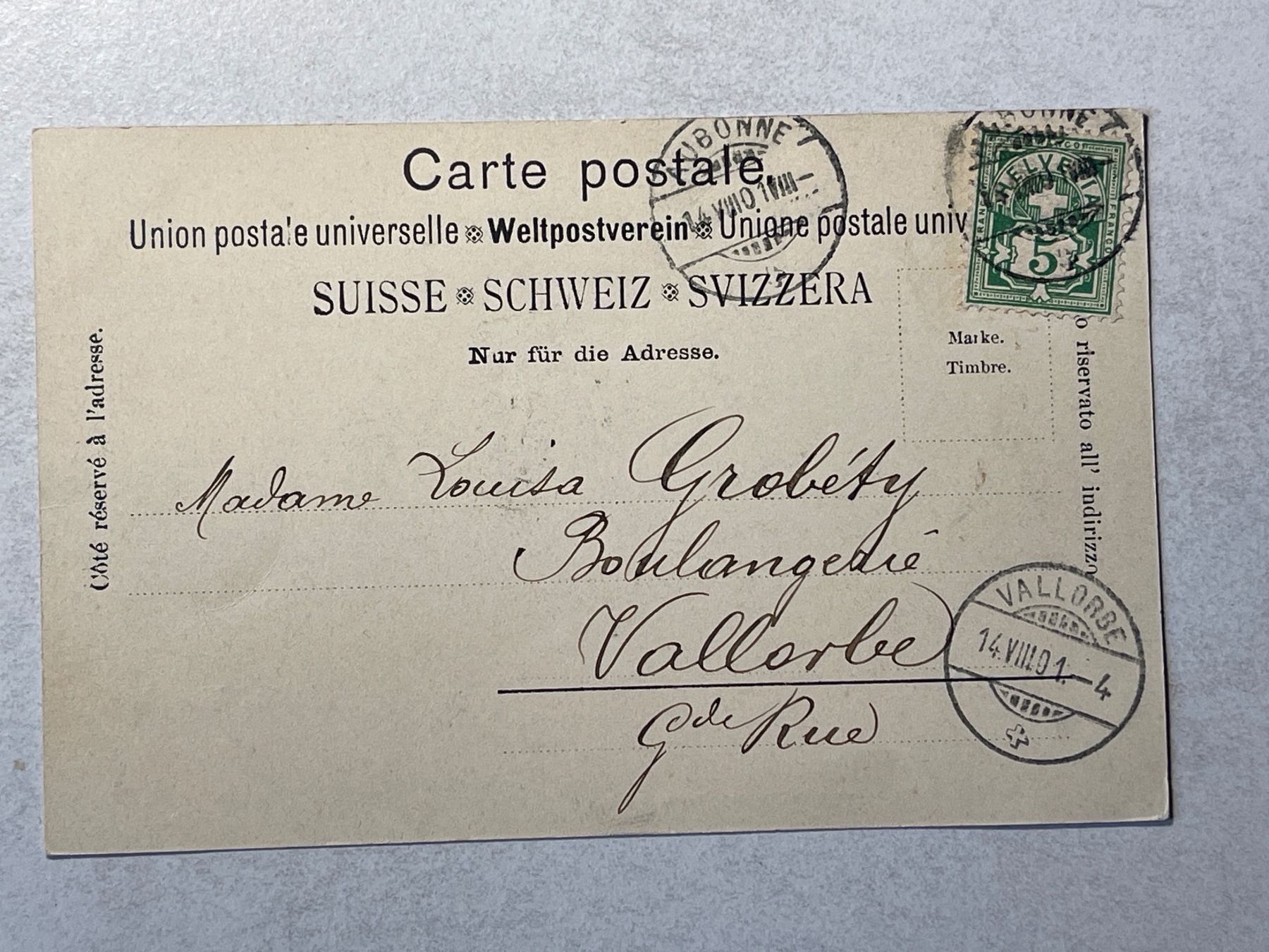 Cartoline postali: alte Ansichtskarte Genf, animée – Usato da Strengelbach venduto da Aschatan5 1