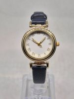 Elegante Damenuhr, dunkelblaues Armband, neu