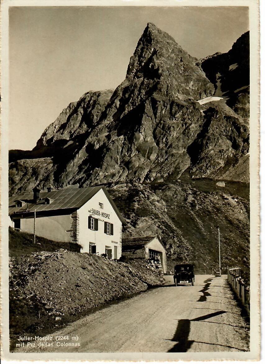 Cartoline postali: Julier Hospiz  1946 – Usato da Hochdorf venduto da Ziegel-16