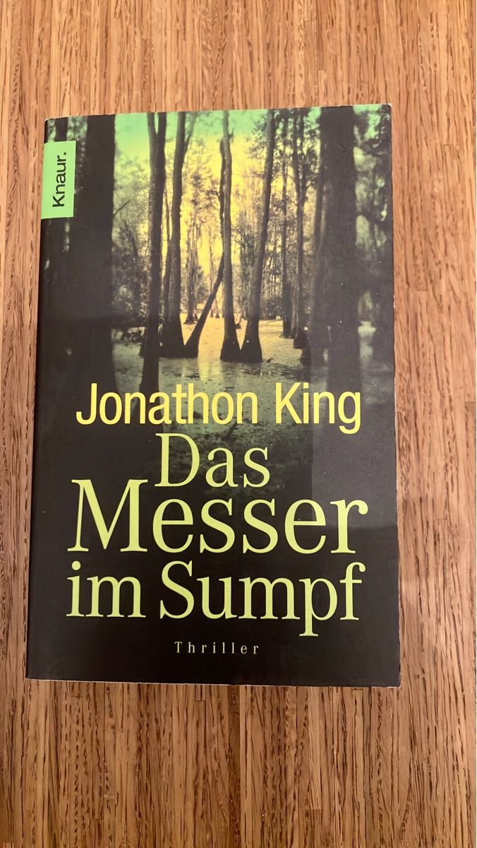 Libri: Thriller Das Messer im Sumpf Jonathon King – Usato da Ruggell venduto da VegasGirl