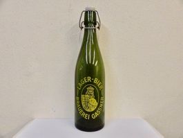 Bierflasche BRAUEREI GASSNER BIER BERN GLASHÜTTE BÜLACH 1965