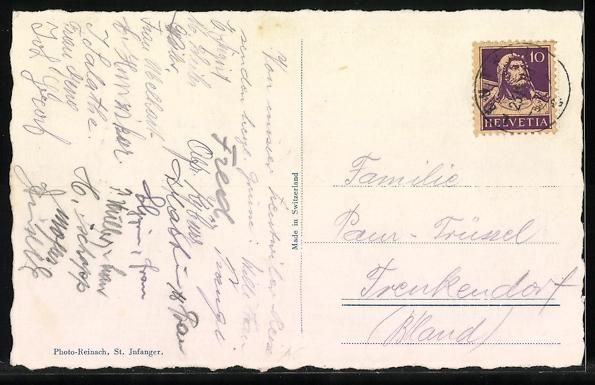 Cartoline postali: AK Leutwil, Strassenpartie mit Kirchturm – Usato da Berlin venduto da bartko-reher 1