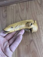 Handgeschnitzter Holzfisch