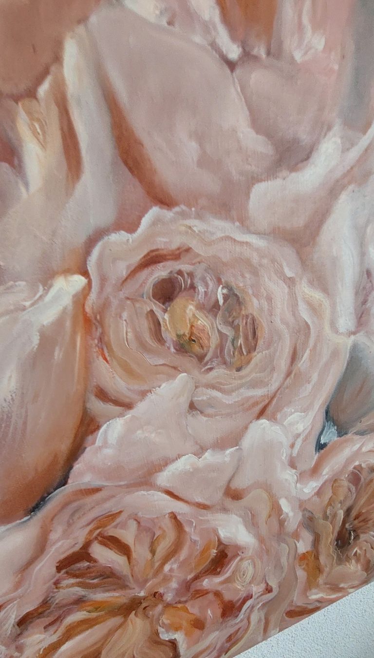 Dipinti: Ölgemälde 50x 50 Blumen – Nuovo e nell'imballaggio originale da Schöftland venduto da M.B.Dudart 3