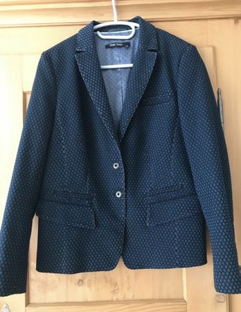 Damen Blazer Marc Aurel blau gemustert Grösse 42