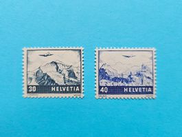 1948 Pro Aero, Farbänderung, Nr F43+F44, postfrisch**