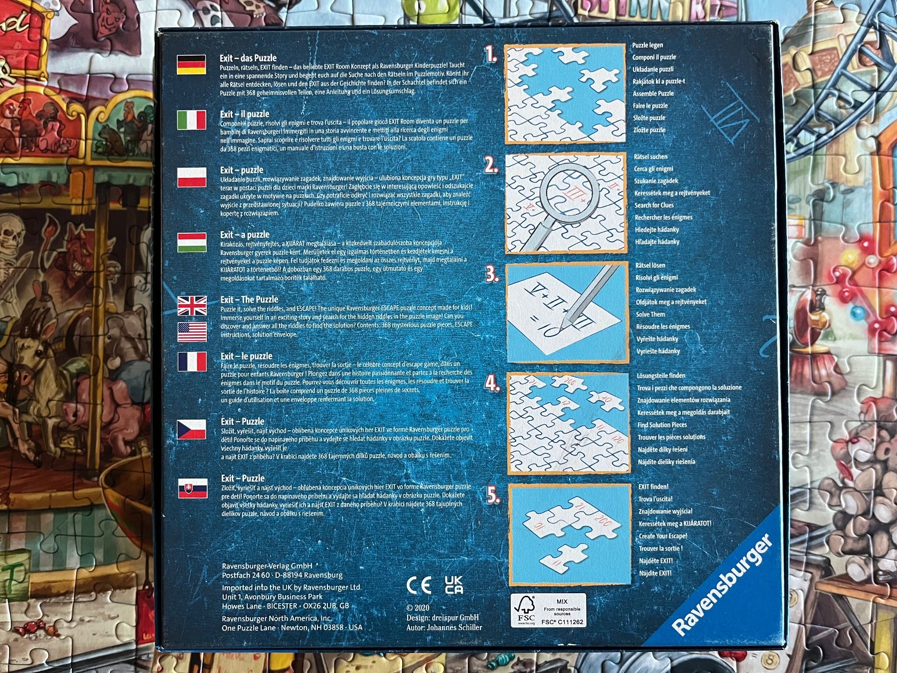 Ravensburger Puzzle: Ravensburger Escape Puzzle Kids" Im Freizeitpark" – Usato da Zürich venduto da Gurkis 5