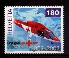 2002, Sondermarke 50 Jahre Rega **