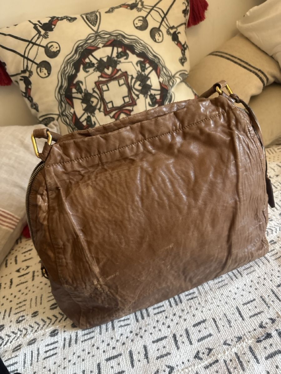 Prada Taschen für Damen: Prada Leder Tasche Braun – Gebraucht aus Zürich von juliajuliuscesar 1