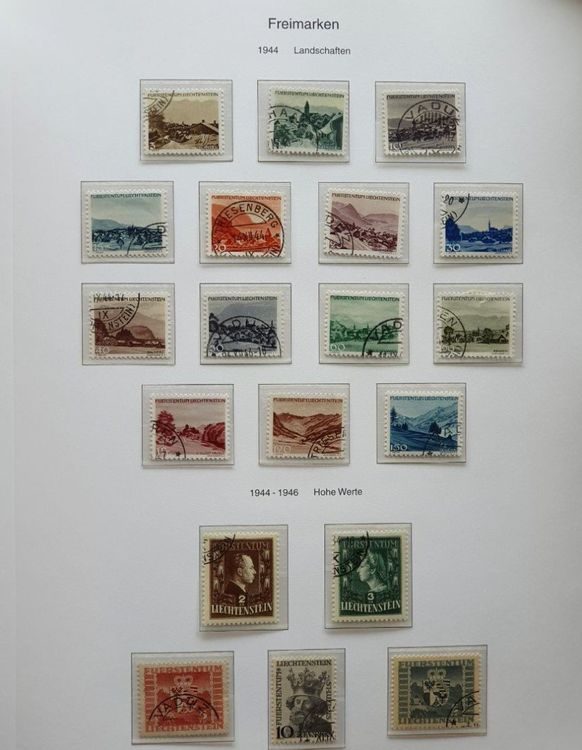 Tutti i francobolli: Sorgfältige SLG.; u.a in 2-MüllerAlben, von 1917-2000; ET-Ꙩ – Usato da Zuchwil venduto da hoeppi2010 5