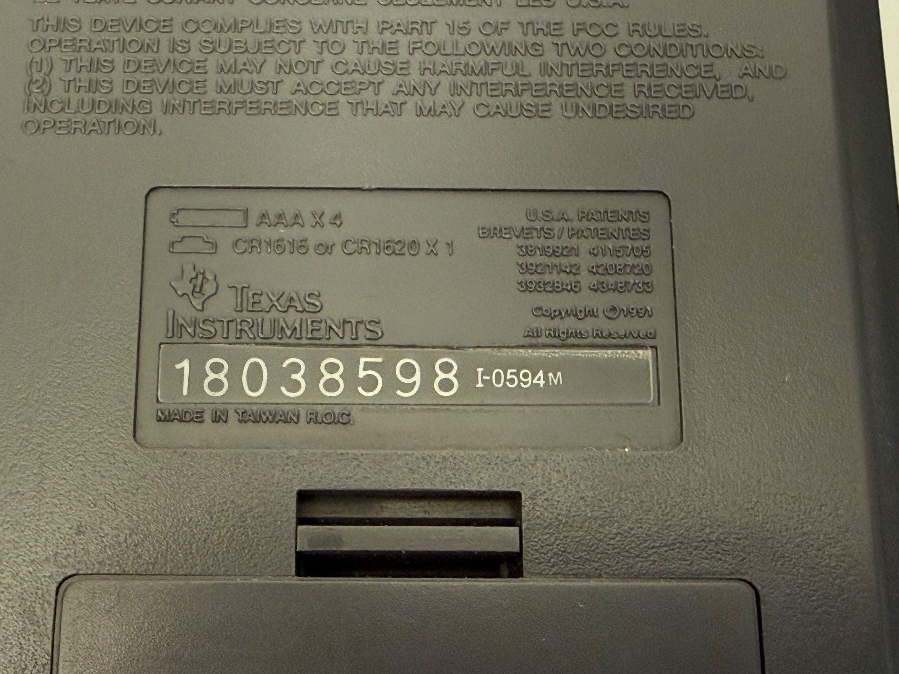 Texas Instruments Calcolatrici tascabili: TI 82 wissenschaftlicher Taschenrechner, 1. Generation – Usato da Meilen venduto da Brandmanager 7