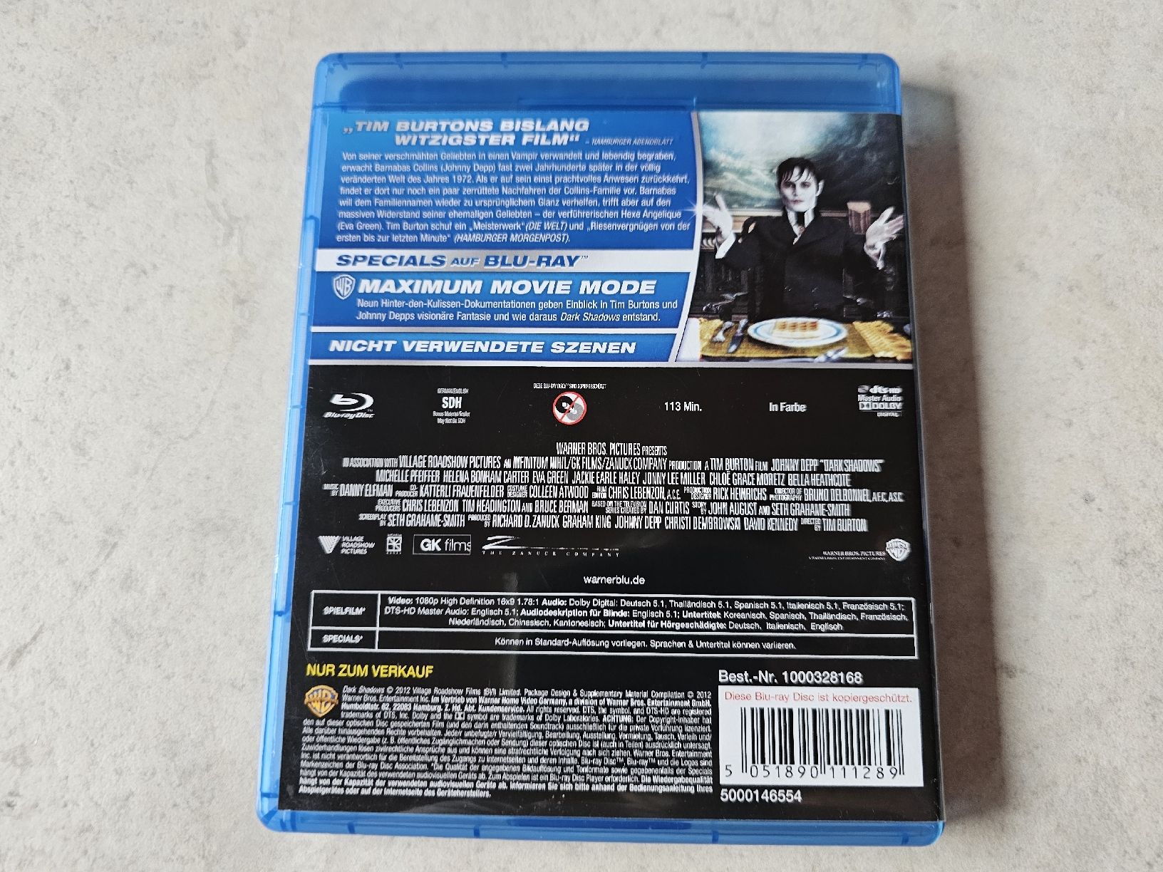 Tutti i DVDs: Dark Shadows  -  Bluray – Usato da Schneisingen venduto da backstore24 1
