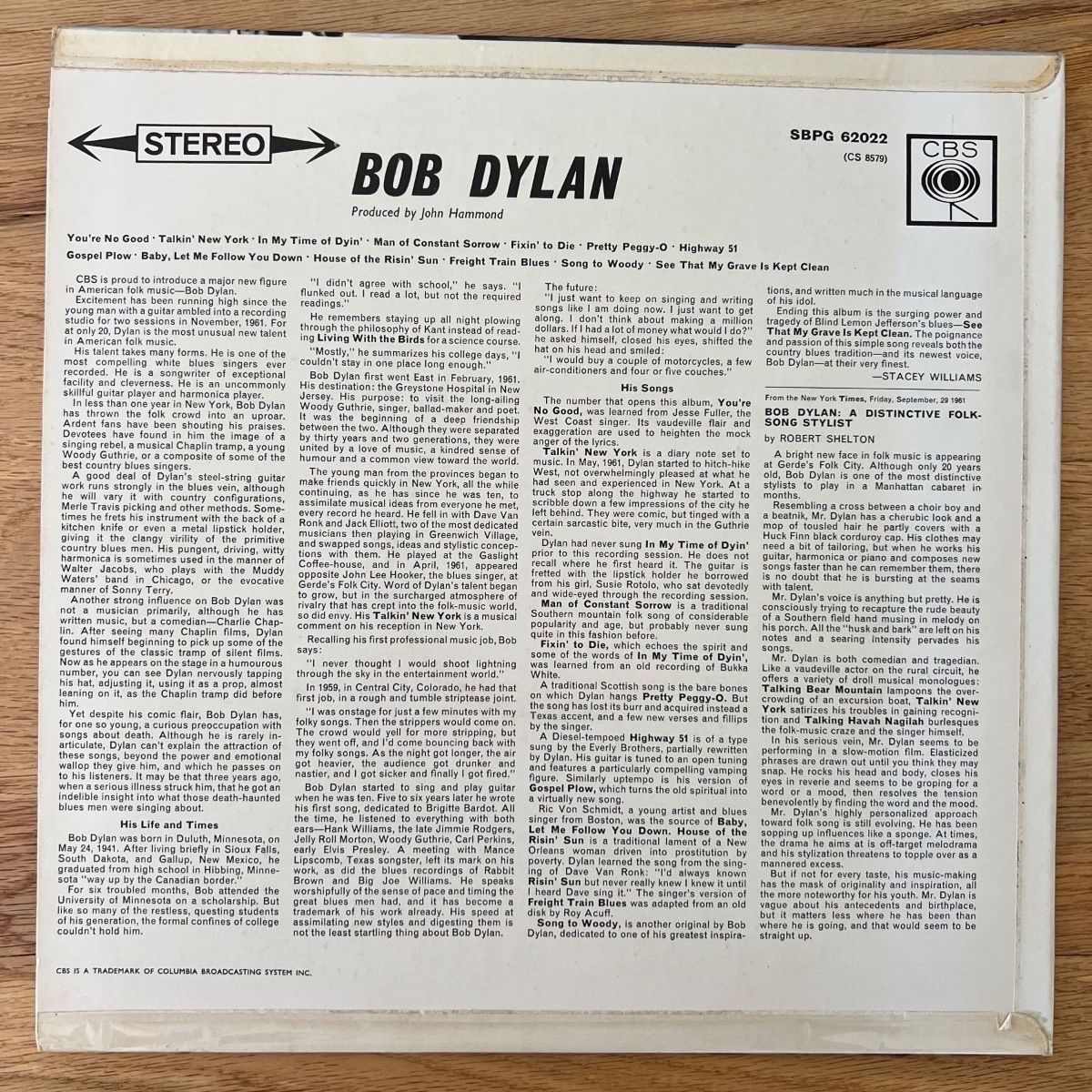 Dischi in vinile: Bob Dylan - Same / 1. UK-Press. 1962 - Very nice Copy – Usato da Gais venduto da soundcave57 1
