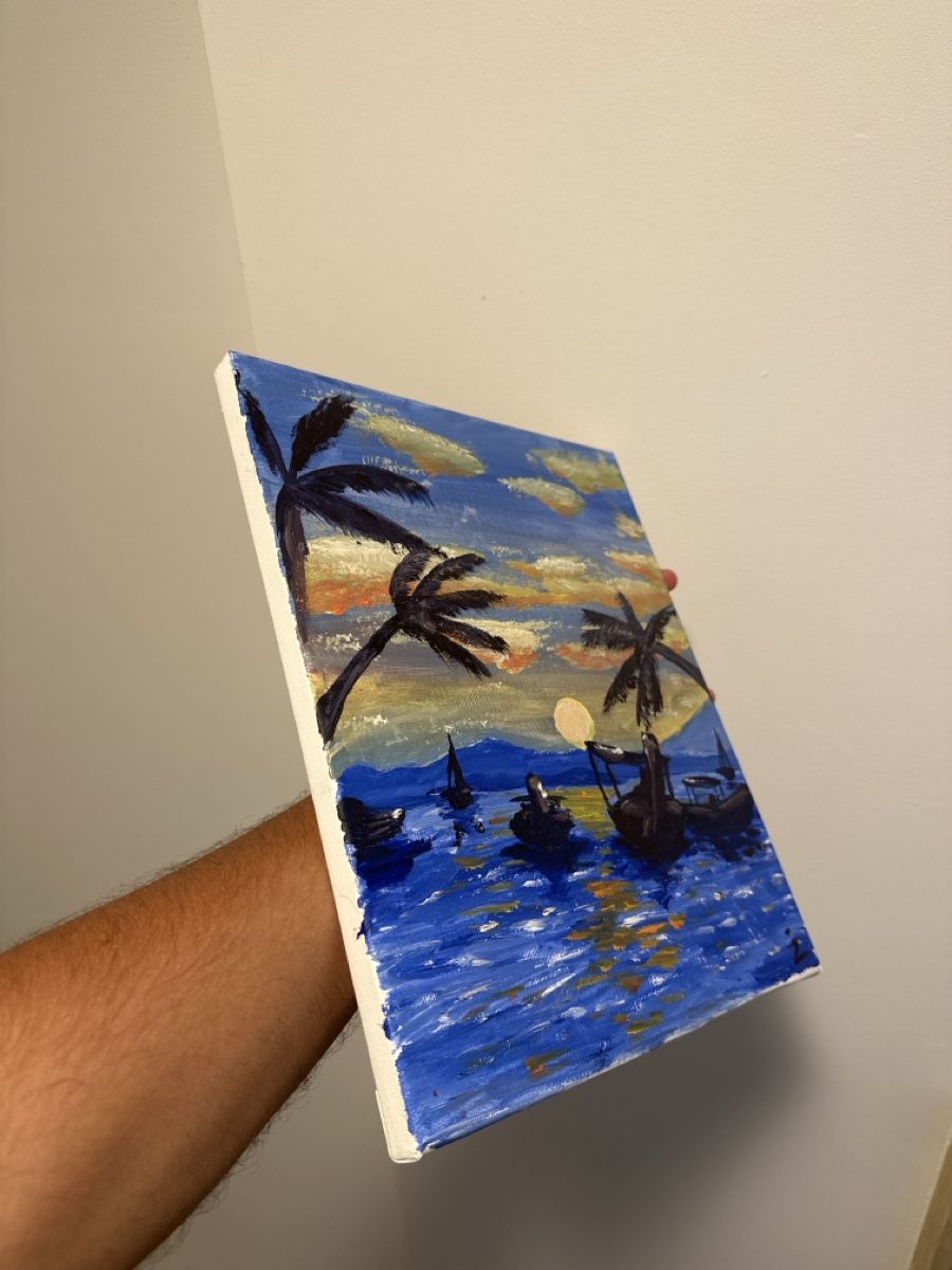 Dipinti: Thai Sunset 30x25 cm – Nuovo (secondo la descrizione) da Ausserberg venduto da zar_jdt9 2