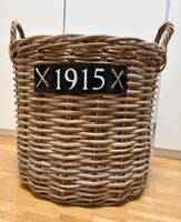 Schöner grosser Korb "1915" - rund, neuwertig