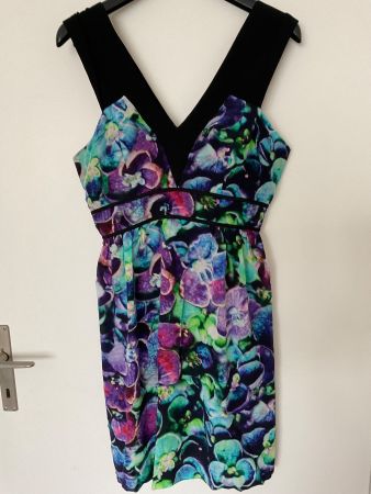 SANDRO Paris 100% Seiden Kleid Gr 3 NEU